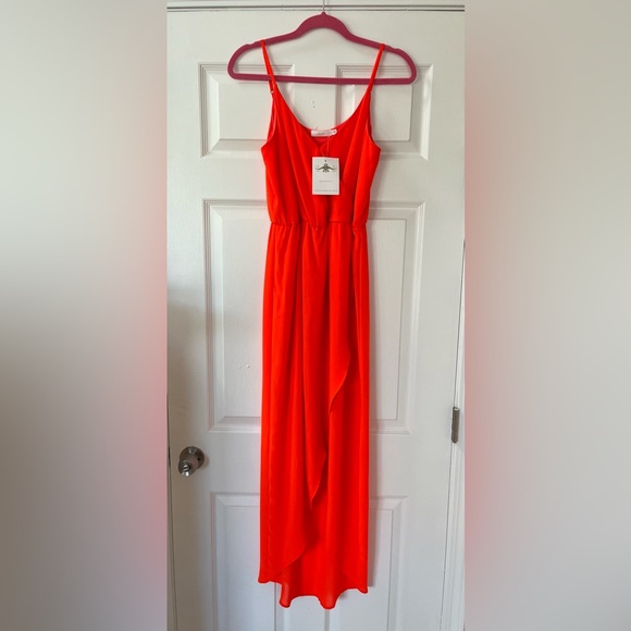 Lush Dresses & Skirts - NWT Lush Tulip Faux Wrap Maxi Dress Size Small